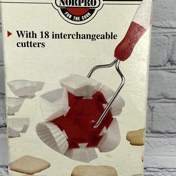 Norpro Rolling Cookie Cutter 18 Christmas Interchangeable Cutters - Picture 3 of 8